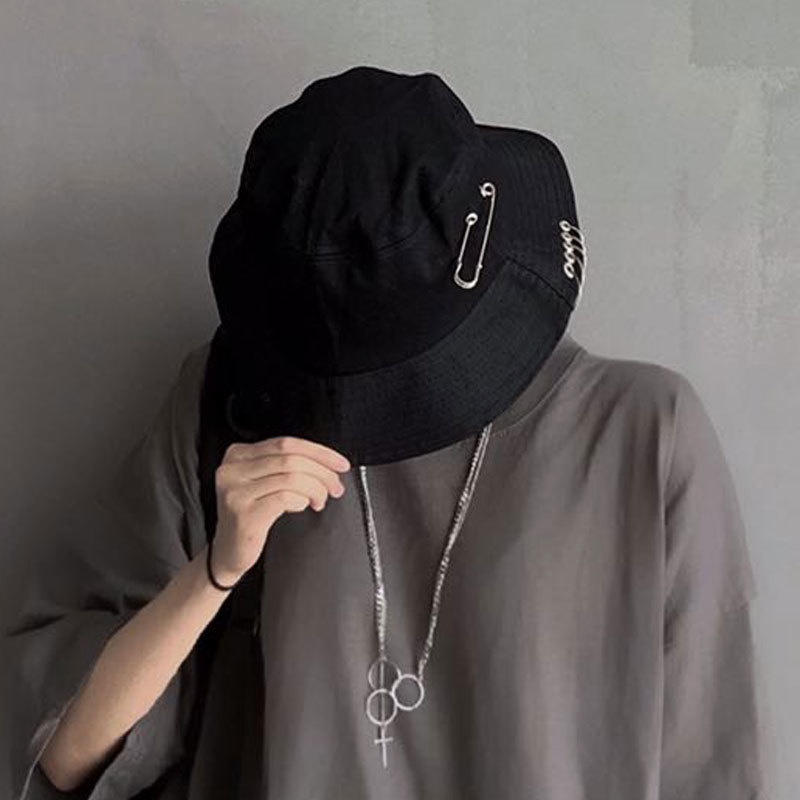 Topi Nelayan Trend Versi Korea Retro Gelap