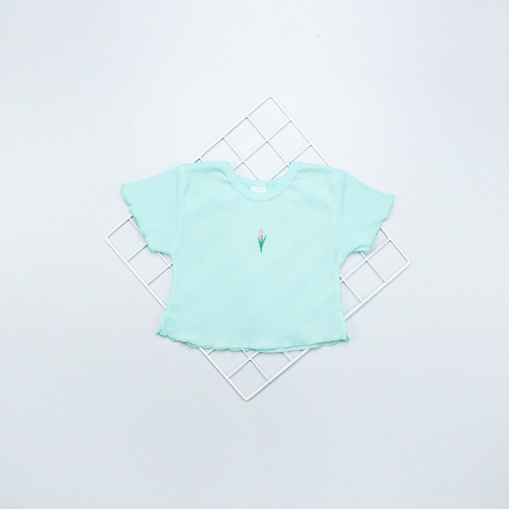 Owlet -  Blouse anak / kaos anak perempuan / Atasan anak perempuan / atasan crop top anak / atasan crop tee / crop top