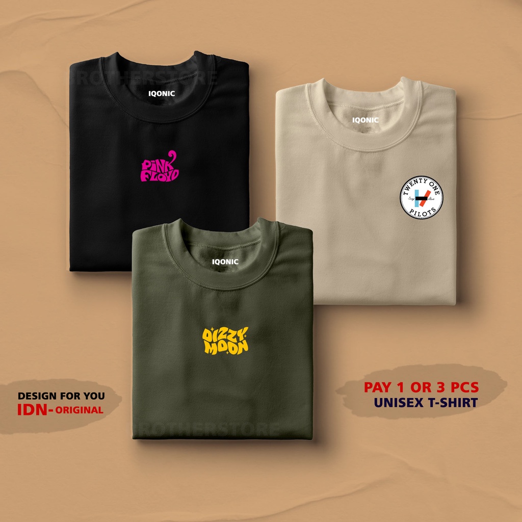 BUY 1 OR 3 PCS ( PROMO COD ) BROTHER STORE / Kaos Distro100% Catoon Combed 30s / Articel DDDP