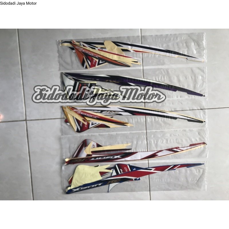 Stripping Stiker List Polet Xeon RC tahun 2013