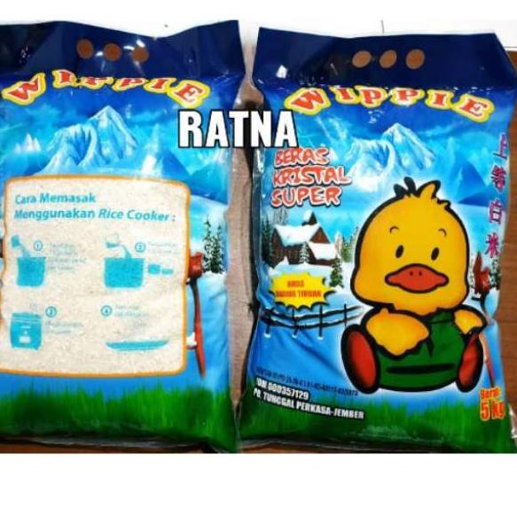 

► BERAS WIPPIE 10kg 10 kg KRISTAL SUPER PUNEL Satu Pabrik Dengan PIN PIN ❇