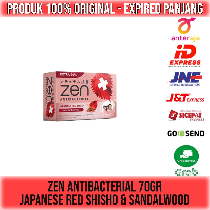 ZEN ANTIBACTERIAL BODY SOAP SABUN MANDI BATANG ANTI BAKTERI 70gr