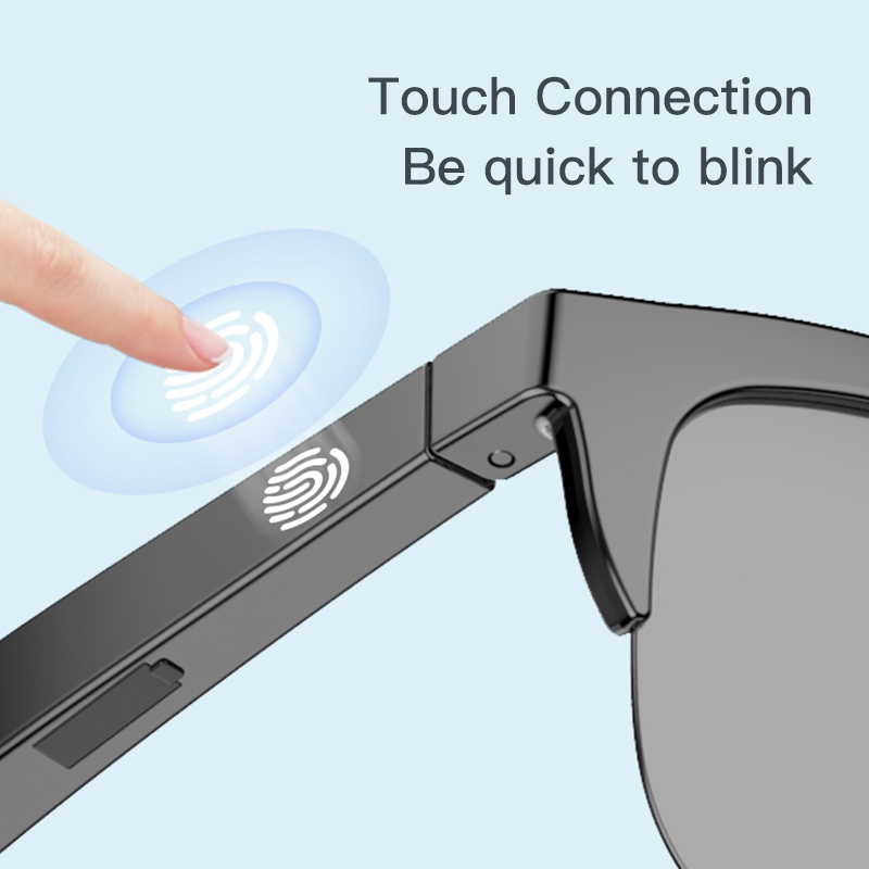 【COD】Jovitech Smart Glasses Wireless Bluetooth Earphone Sunglasses Bluetooth MP3 Sunglasses - T76