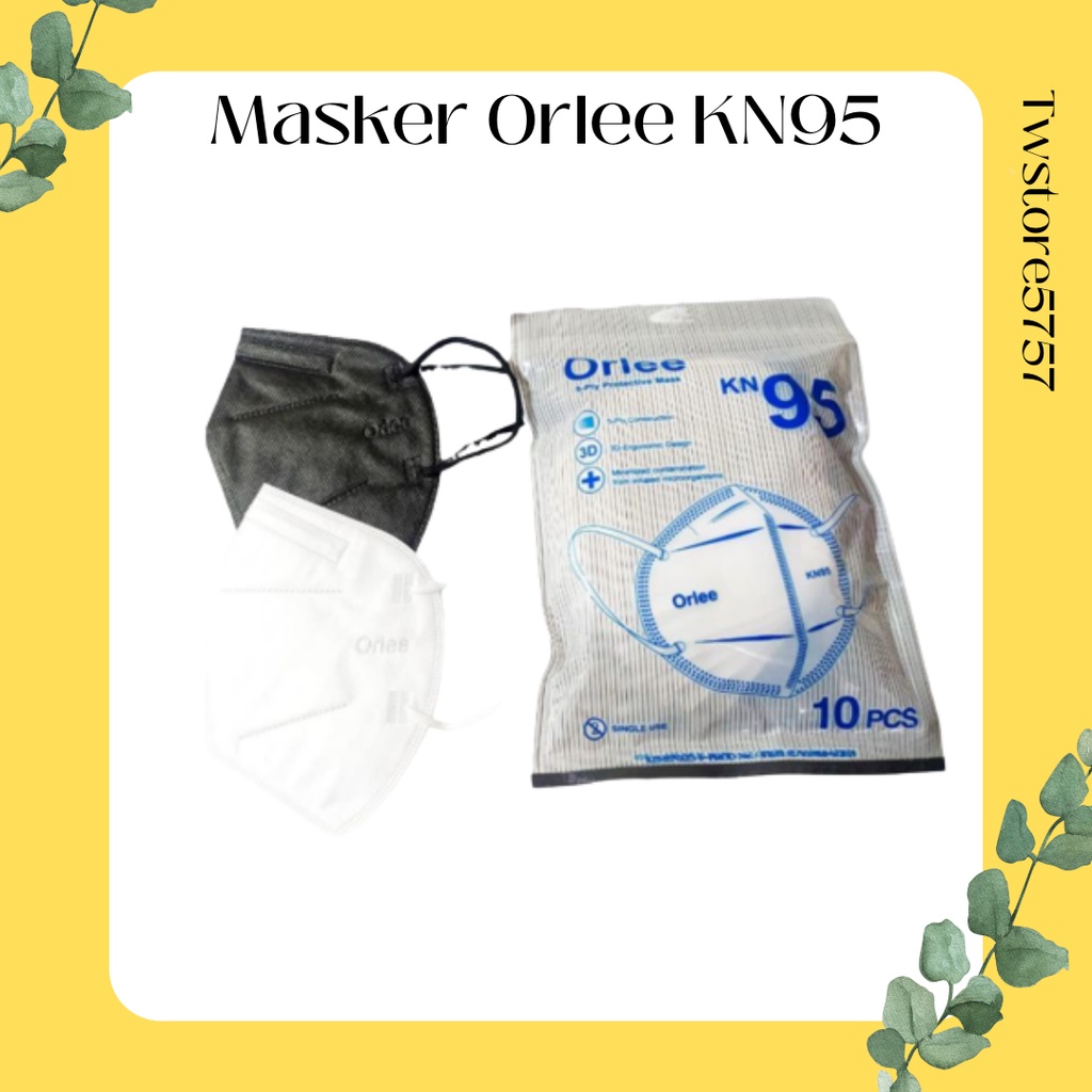 Masker Orlee KN95 isi 10pcs emboss