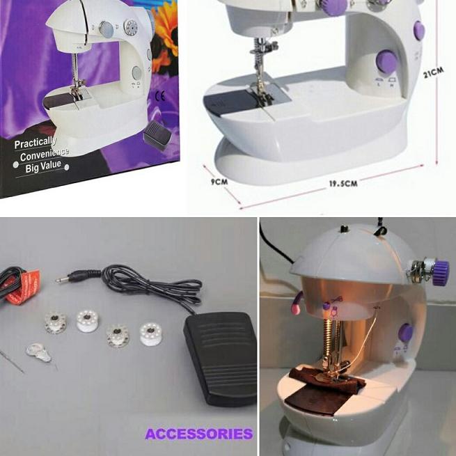 ➸ Mesin Jahit Portable mini SM202A FHSM202 ➨