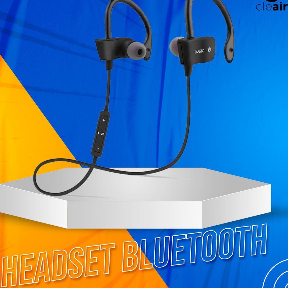 ☈ CleAir O2 - Headset Bluetooth Original Full Super Bass Terbaik Termurah Murah Gratis Ongkir ☂