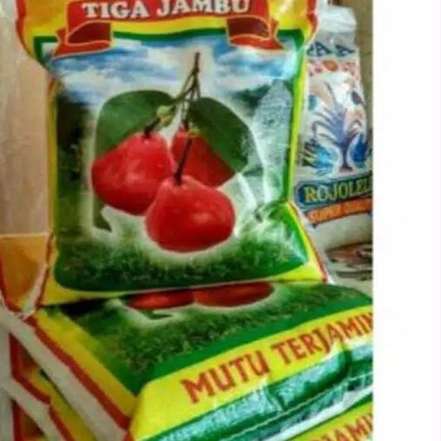 

♧ Beras merek tiga jambu 5kg[beras bulat] ☈