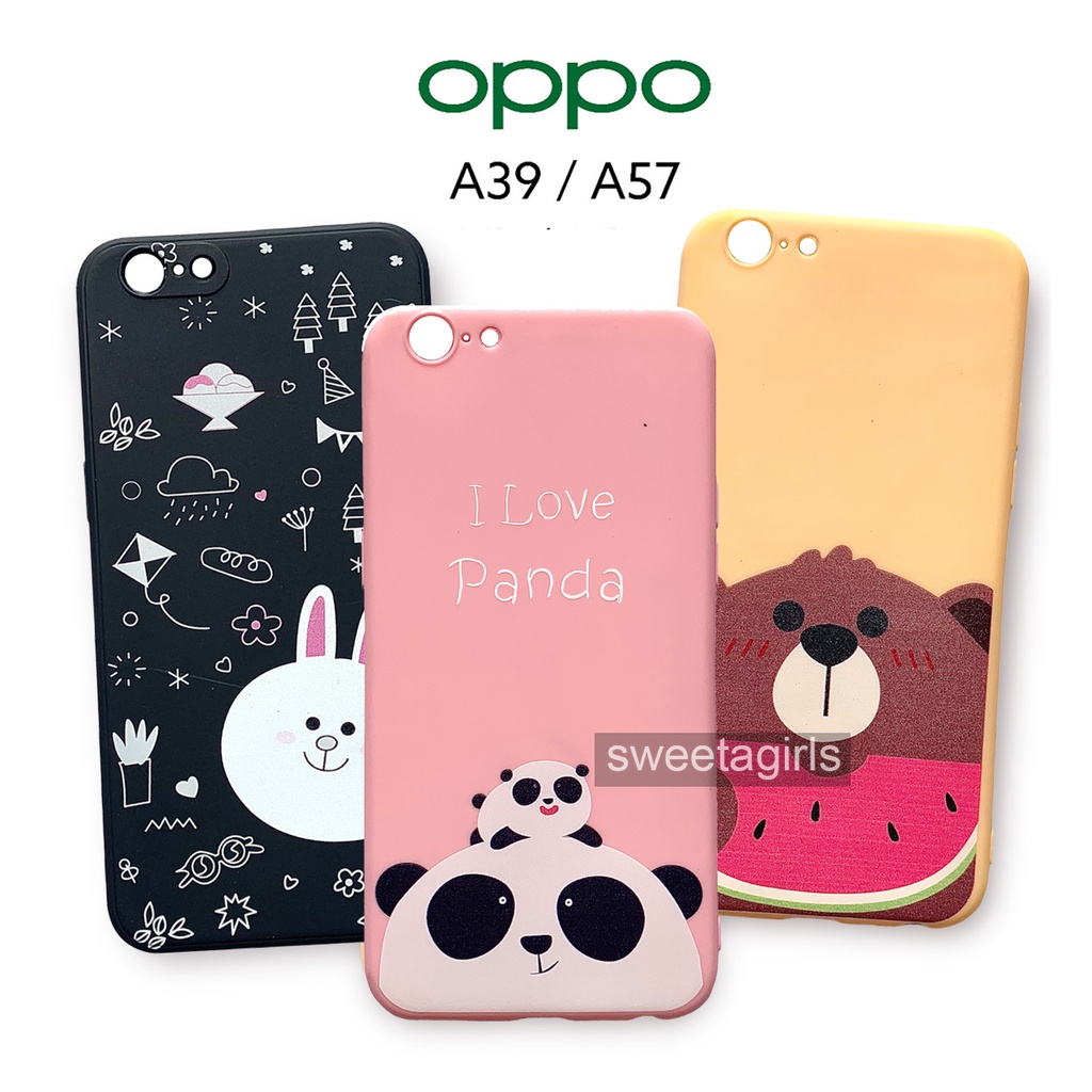 Casing Silikon Lucu untuk Oppo A57 / Oppo A39 ( Sama Ukuran )  - Casing peach Case Gemoy - Bisa Bayar ditempat - sweetagirls - Case Cubit Lucu - Karakter - Head Karakter Softcase - Case Gemoy - Kesing - Aesthetic - Boneka 3D