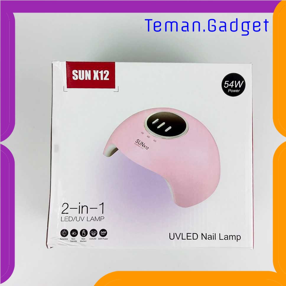 TG - PRW SUN Pengering Kutek Kuku UV LED Nail Dryer 54 W - X12