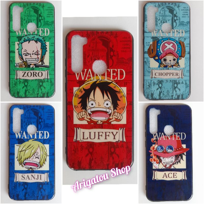 Xiaomi Redmi Note 8 Case Fuze Karakter Gambar One Piece