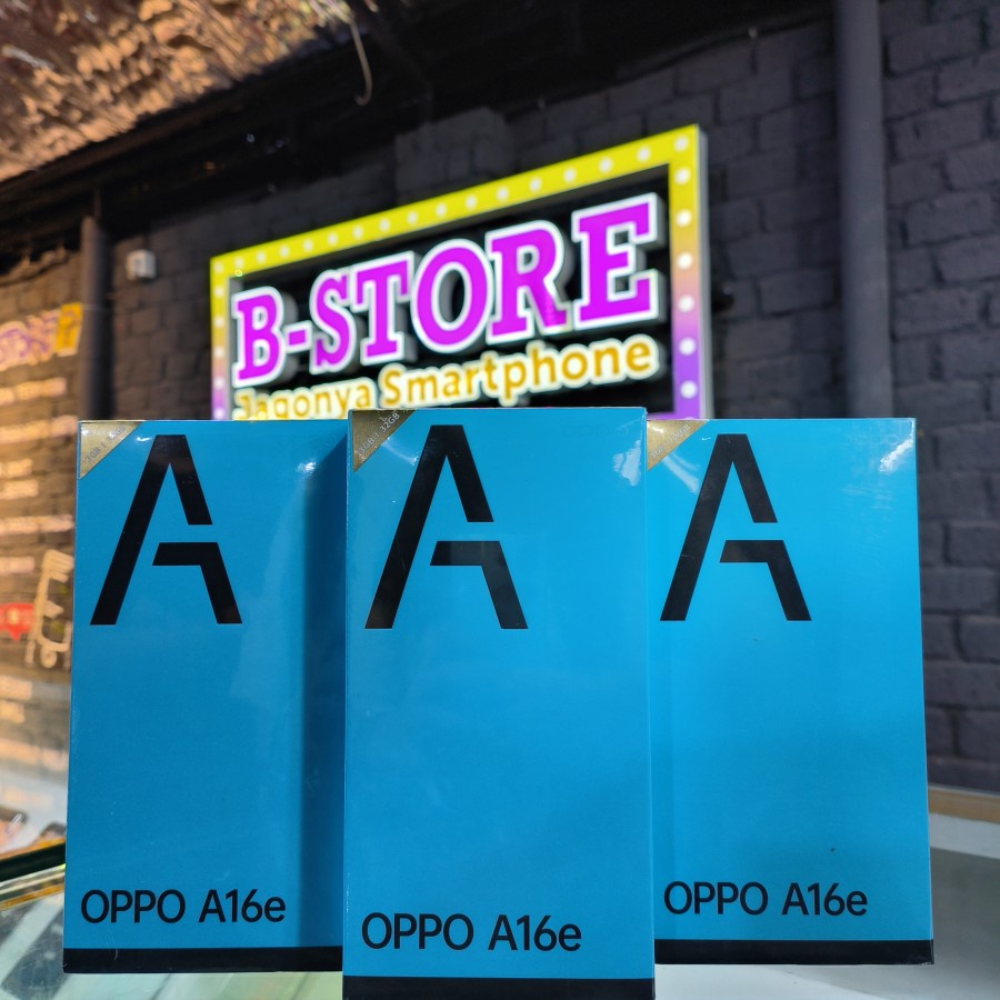 OPPO A16E - NEW BNIB - RAM 3/32 GB - GARANSI RESMI - COD JAKARTA