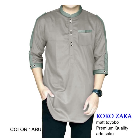 Baju Koko Pria Muslim Dewasa Kemeja Kokoh Coco Kurta Pakistan Turki Qurta Katun Toyobo Bju Ka Mm 612