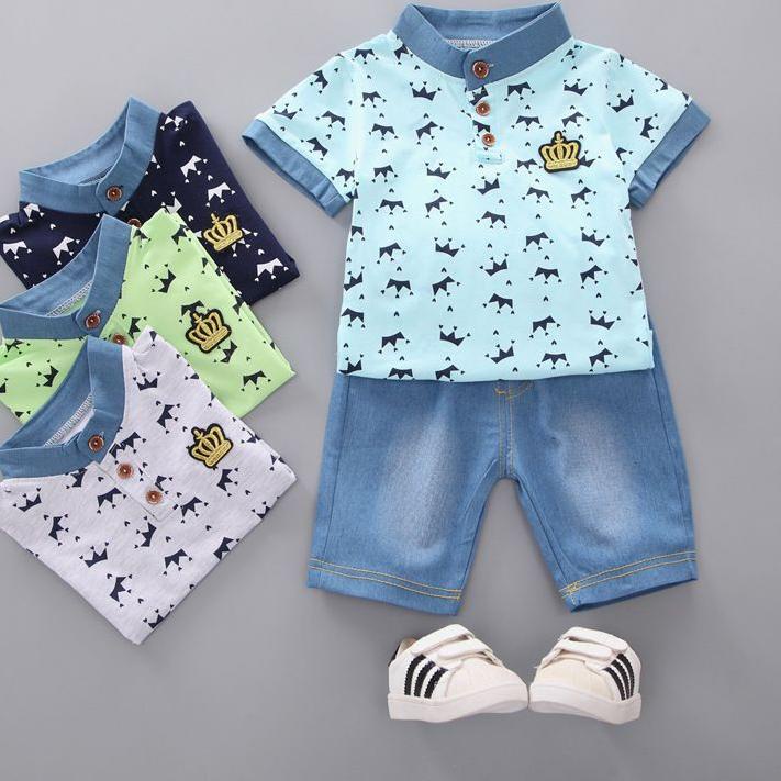 ❃ [COD] SET Mahkota momo - Stelan bayi laki laki - stelan anak laki laki - pakaian anak ➼