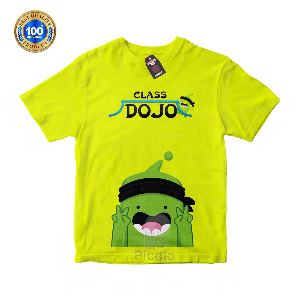 BAJU KAOS ATASAN ANAK MOTIF CLASS DOJO UNISEX Bahan COTTUN