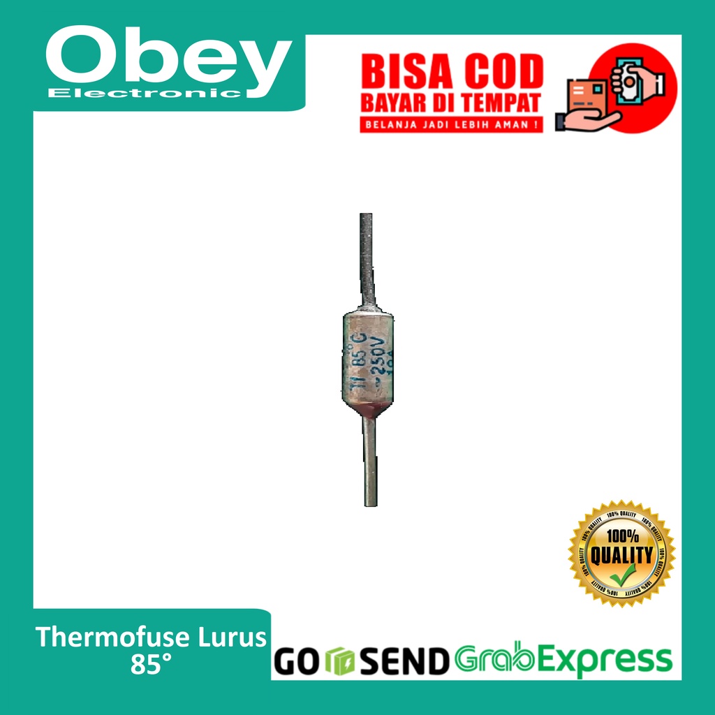 THERMOFUSE 85C / THERMAL FUSE 250V 10A / 5 Pcs