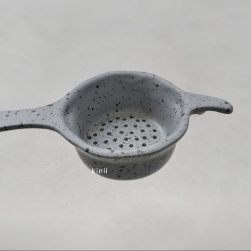 handmade ceramic tea strainer saringan teh keramik