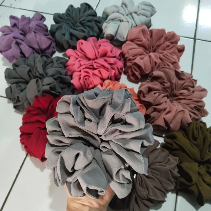 INNER KUNCIR HIJAB JUMBO /SCRUNCHIE BESAR CEPOL HIJAB