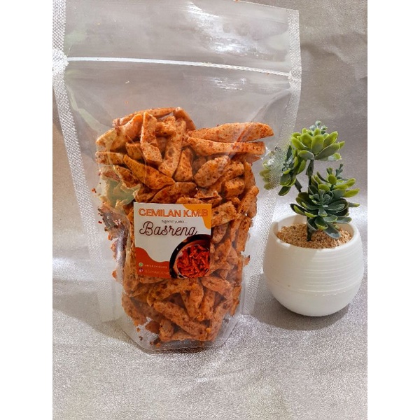 

Basreng homemade ukuran 100g rasa pedas daun jeruk