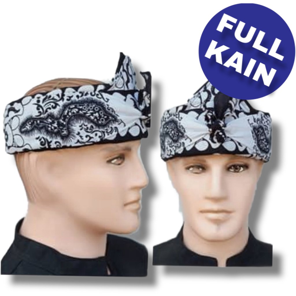 iket Makutawangsa FULL KAIN praktis- iket Sunda permanen - bendo - totopong - iket keren sunda Iket 