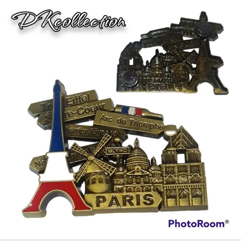 Magnet paris magnet kulkas paris besi TEMPELAN KULKAS PARIS SOUVENIR paris