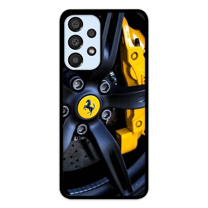 Casing Case Samsung Galaxy A12 A13 A23 A52 A33 A53 A73 5G Ferrari wheel S0278