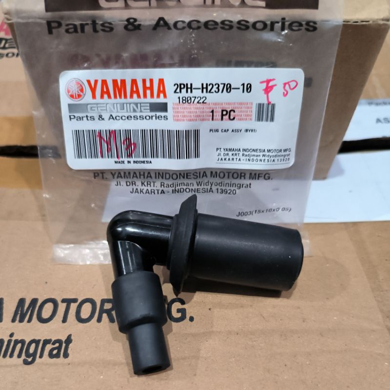 TUTUP BUSI DOP BUSI CANGKLONG BUSI MIO M3 SOUL GT 125 2PH-H2370-10 ORIGINAL YAMAHA GENUINE PARTS