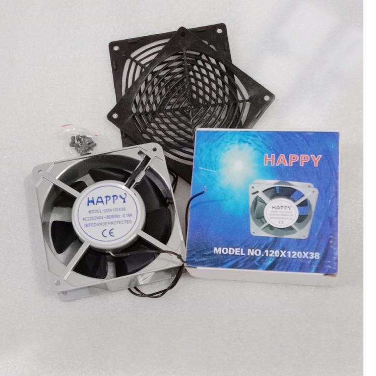 ۩ kipas Angin Pendingin - Cooling Fan BESI BESAR 12 X 12CM AC 220V POWER AMPLIFIER ▼