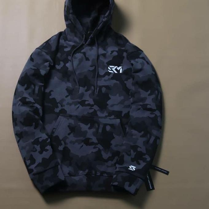 ◘ Jaket SKM Switer Hoodie Camo Army Original Distro Sikat Miring / Jaket Loreng Bape fulltag ☈