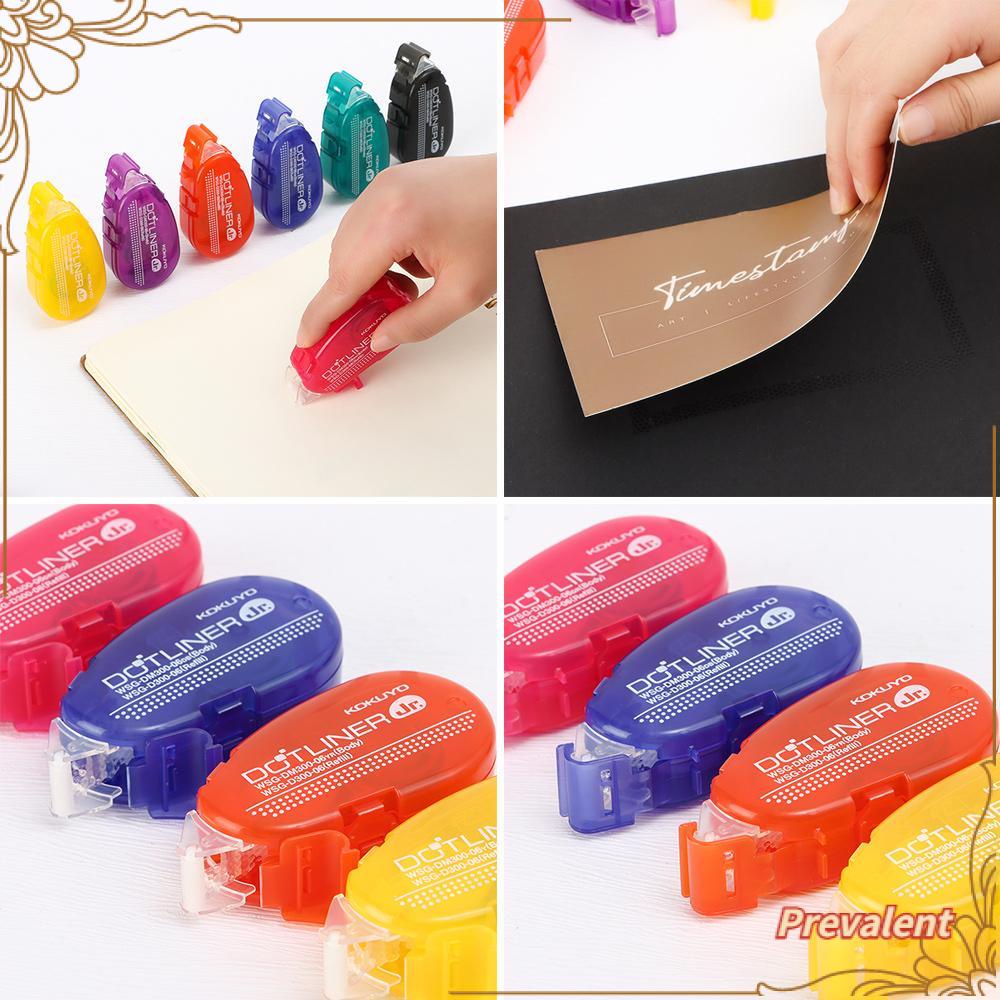 Preva Dispensing Tape Tape Lem Dekorasi Scrapbook Praktis Dispenser Perekat Dua Sisi