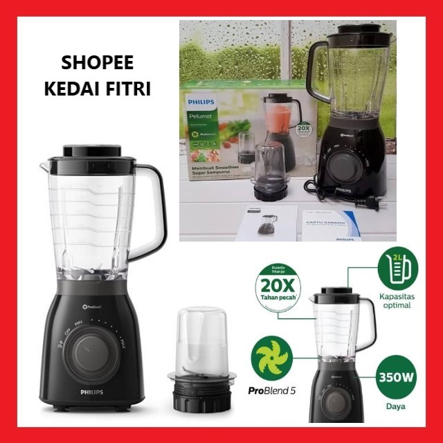 Phillips Blender dan Juicer Smoothie HR2157 Tristan ProBlend 5
