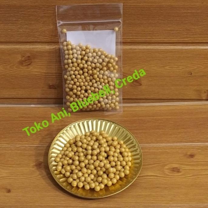 

Sprinkle sugar pearl gold 7mm, Pk-100gr / Sprinkle warna gold, 7mm