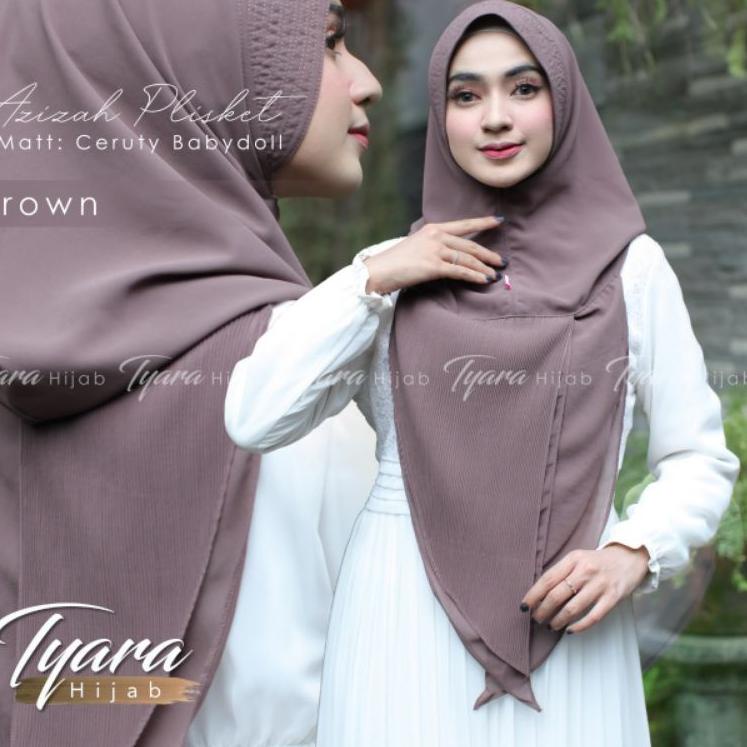 Booming Jilbab Khimar Instan Plisket Azizah Ori Tyara
