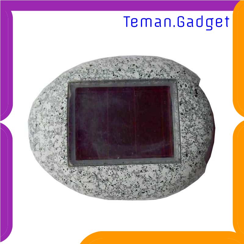 TG - LMP SOLLED Lampu Taman Hias Path Light Fake Stone Solar IP44 Cool White - GA-002