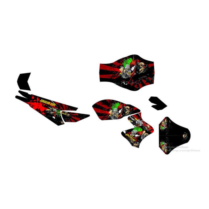 Stiker Decal full body aerox OLD