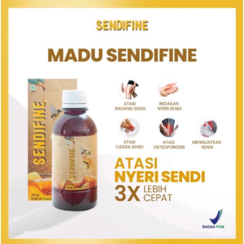Sendifine Asli Original Efektif Atasi Nyeri Sendi Tulang Dan Asam Urat Pinggang 100% Ampuh