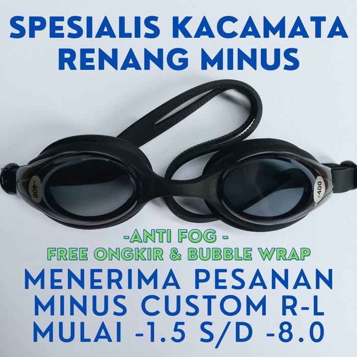 Kacamata Kacamata Renang Minus Dewasa Kacamata Renang Minus 2 S/D 8