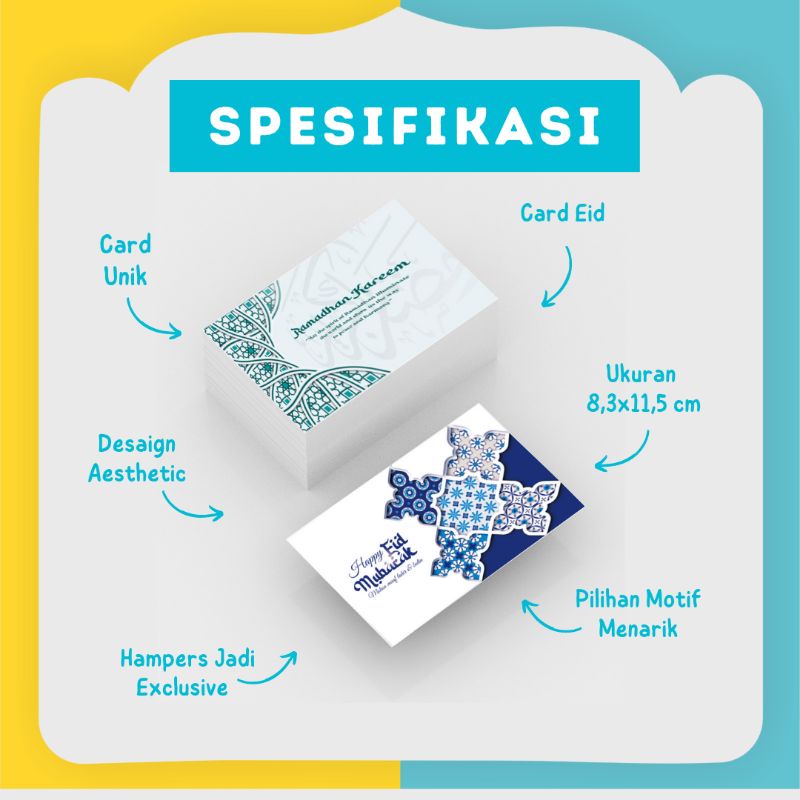Ramadhan Card / Kartu ucapan Ramadhan / Kartu Lebaran Gift Card eid al fitr ramadan