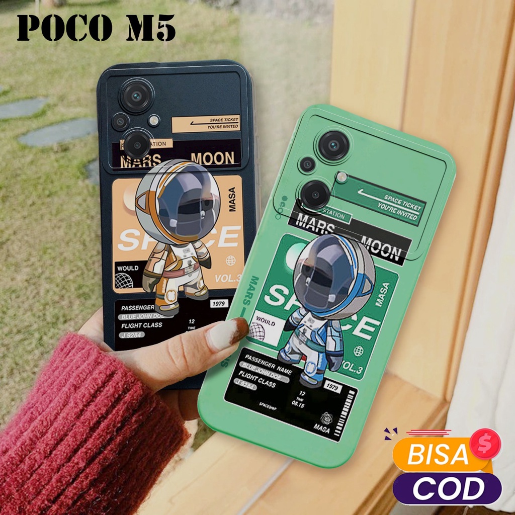 PRO CAMERA POCO M5 - SOFTCASE POCO M5 - CASE HP POCO M5 - CASING HP POCO M5 - MACAROON POCO M5 - KES