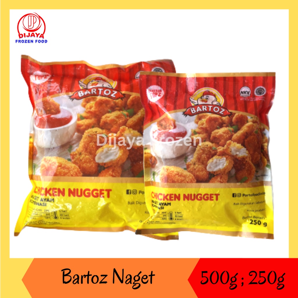 

Bartoz Nugget Ayam 250g dan 500g