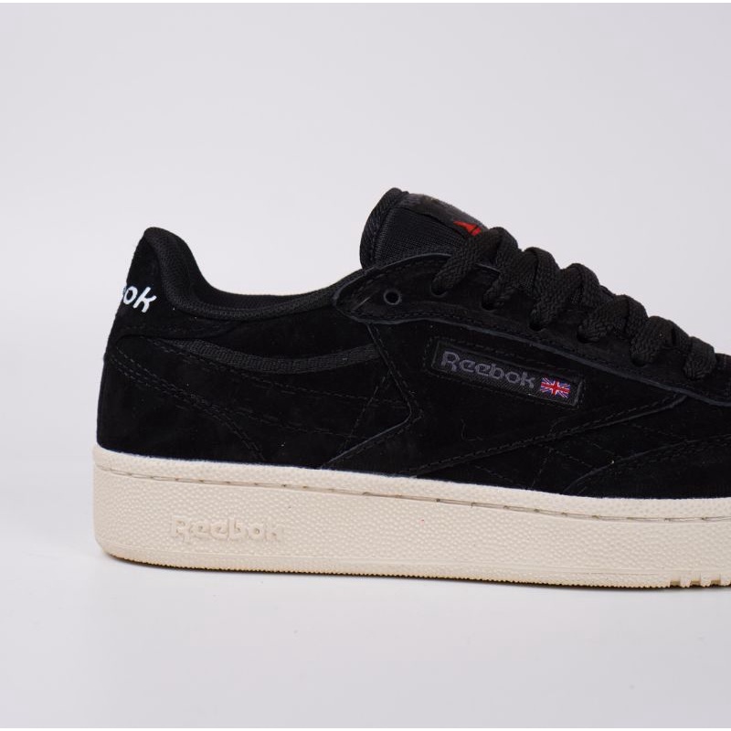 Sepatu Reebok Club C85 URC Black White