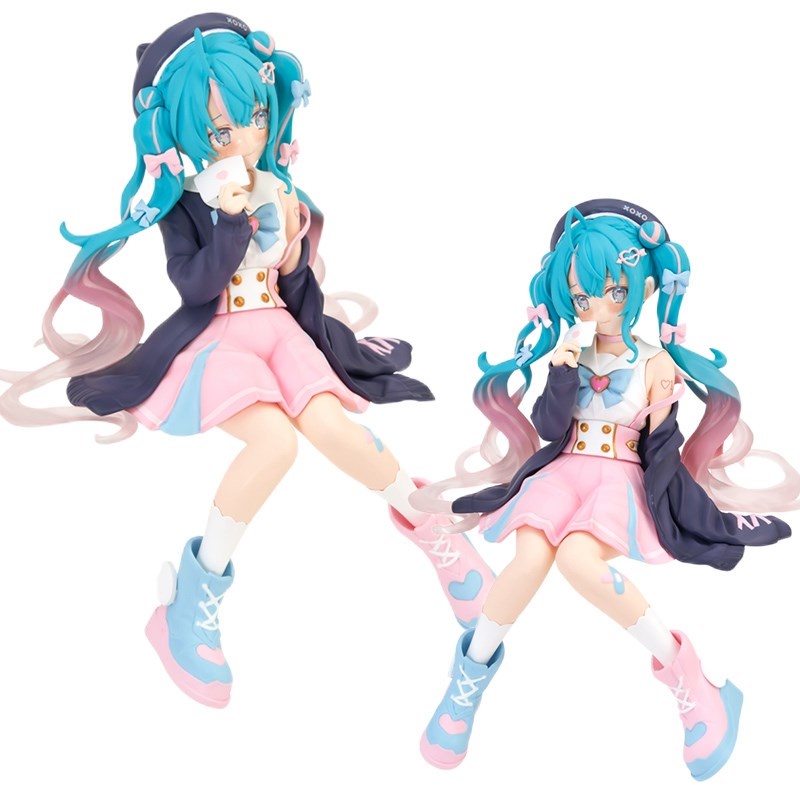 Asli Hatsune Miku Figure Vokaloid Cinta Sailor Ver Action Figurines Kawaii Anime PVC Model Mainan Hadiah