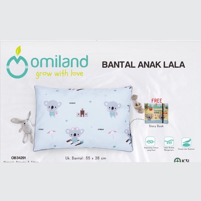 Makassar ! Bantal Kepala Anak Omiland Koko Lala Series OB34281/91 Gratis Story Book