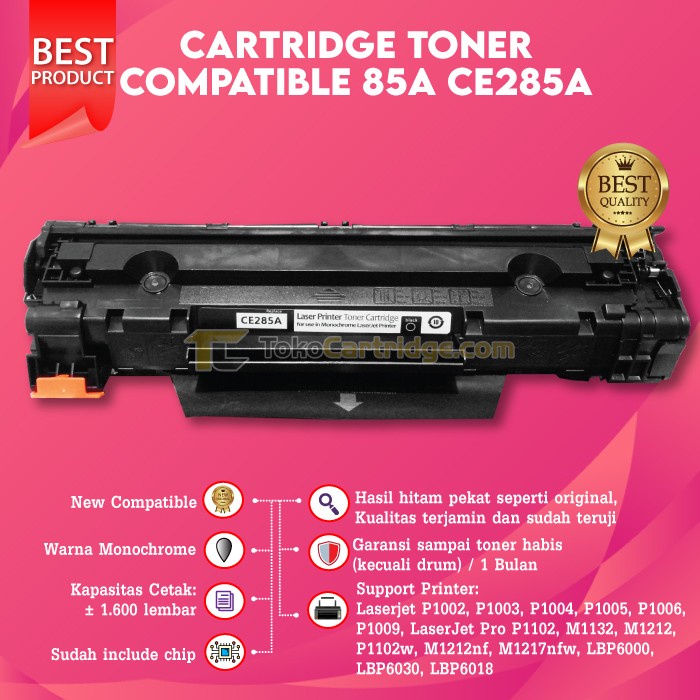 Terlaris Cartridge Toner Hp 85A Ce285A Toner Hp Laserjet 85A Catridge Hp 85A