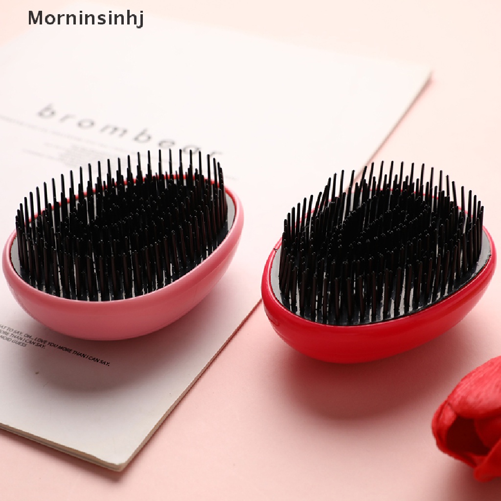 Mornin Bentuk Telur Perawatan Rambut Anti Statis Styling Tools Hair Brushes Detangling Comb id