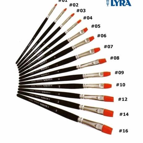 

L99 Lyra Art Brush / Kuas Lukis Flat 208160 - Satuan RESTOCK ¤
