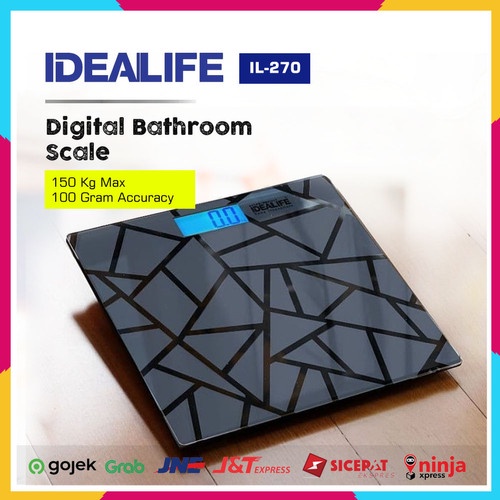 IDEALIFE IL-270 Timbangan Badan - Digital Bathroom Scale