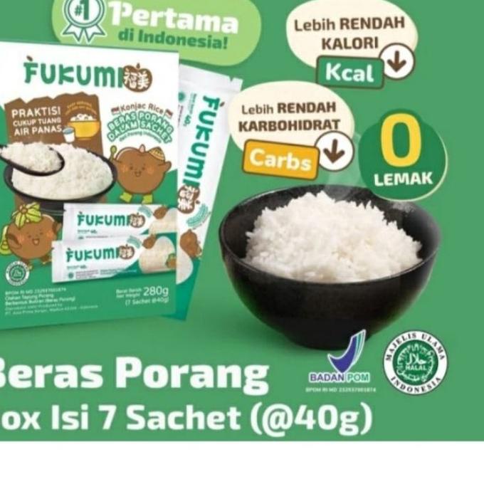 

♜ Fukumi beras porang instant ready stock ☑