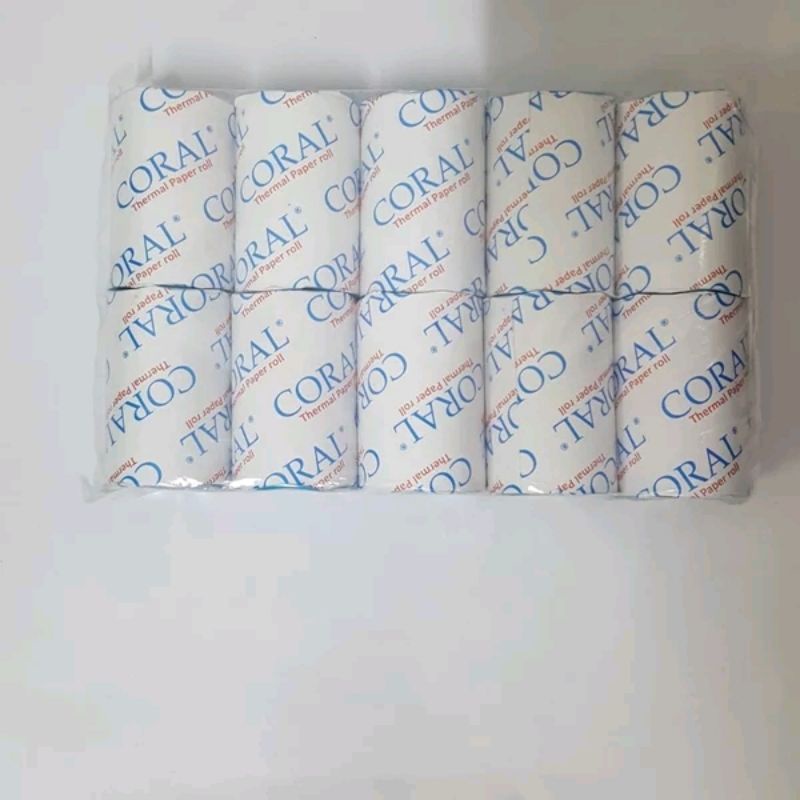 

Coral Kertas Thermal 57x38 1 pack isi 10pcs