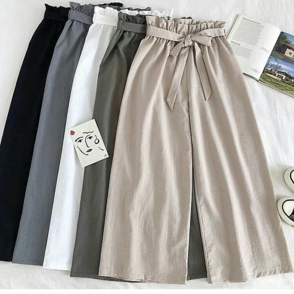 Terpercaya PROMO Kowama Palazo Pants HHWAIST KULOT KEKINIAN CELANA WANITA TERLARIS CELANA N