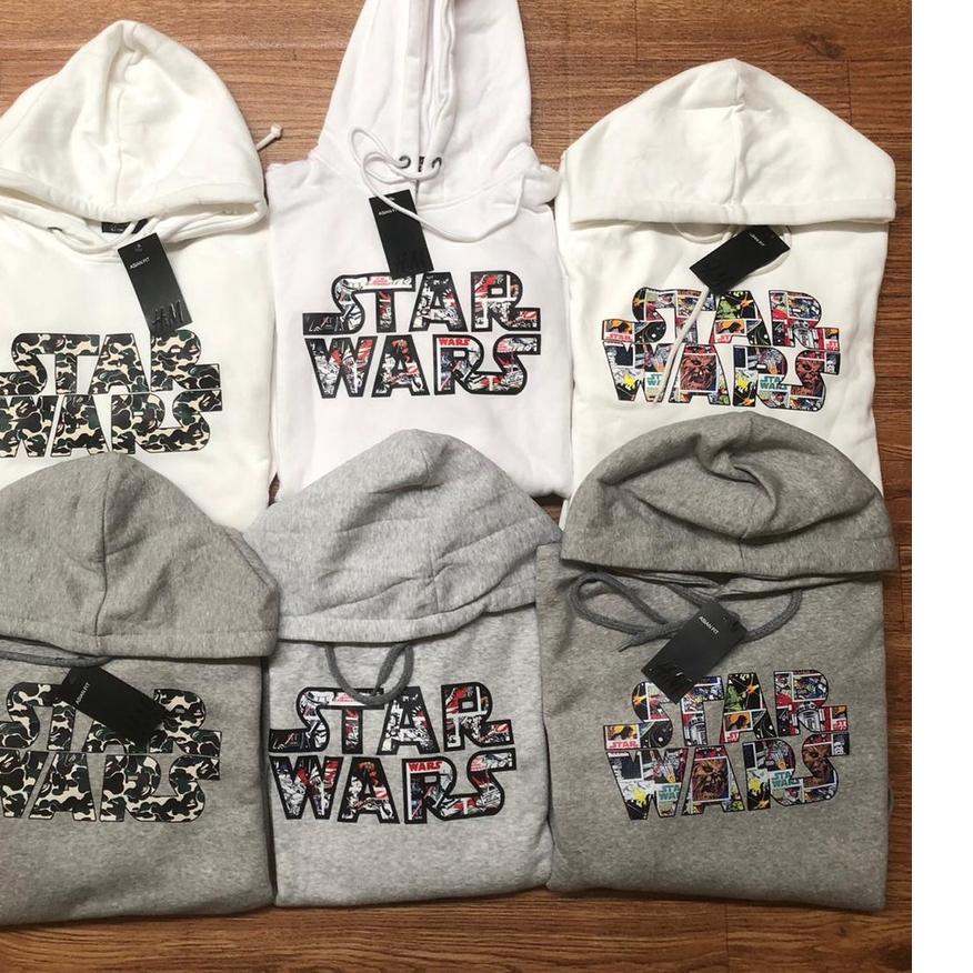 Stok terbaru HOODIE SWEATER PULLOVER STARWARS COMIC CAMO ABATHING APE  H&M HNM HM| PULL AND BEAR | P